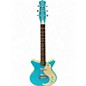 Used Danelectro NOS+ Seafoam Green Solid Body Electric Guitar thumbnail