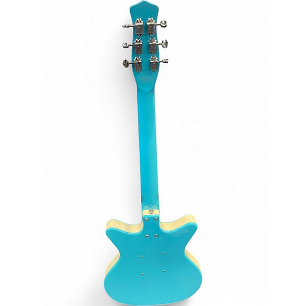 Used Danelectro NOS+ Seafoam Green Solid Body Electric Guitar
