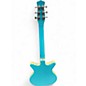 Used Danelectro NOS+ Seafoam Green Solid Body Electric Guitar