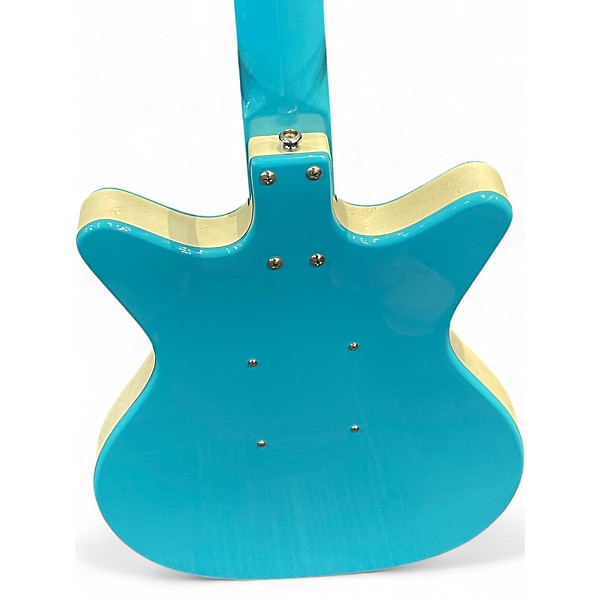 Used Danelectro NOS+ Seafoam Green Solid Body Electric Guitar