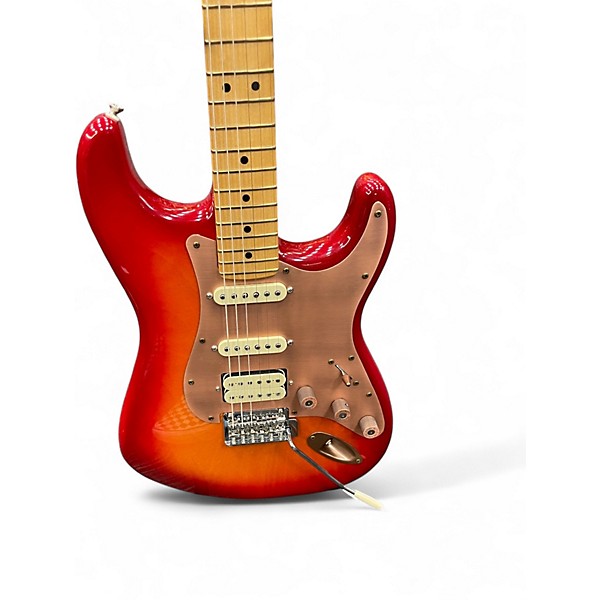 Used Fender Stratocaster CHERRY BURST Solid Body Electric Guitar