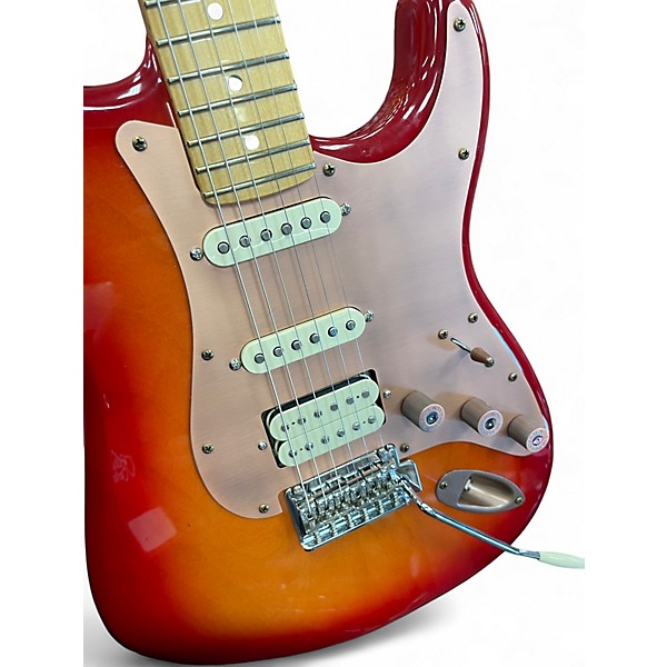 Used Fender Stratocaster CHERRY BURST Solid Body Electric Guitar