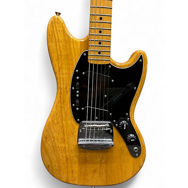 Used Fender MG-77 Natural Solid Body Electric Guitar
