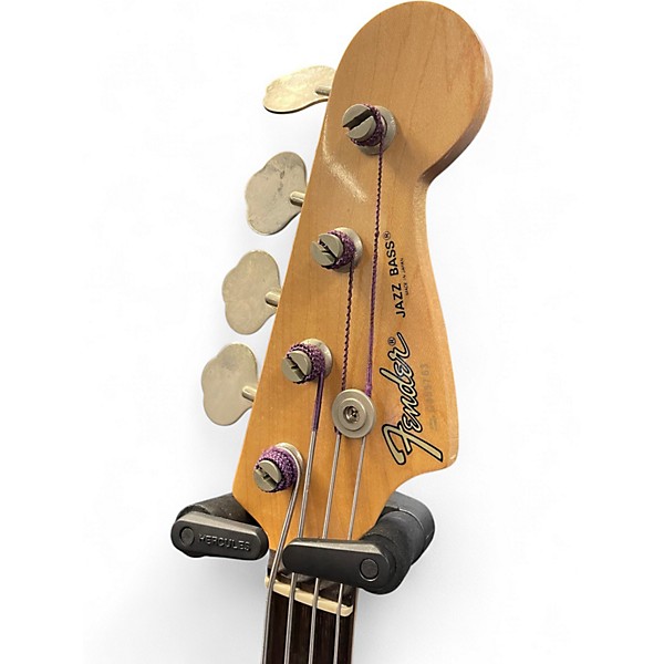 Vintage 1985 Fender  Jazz Bass Ivory White Electric Bass Guitar