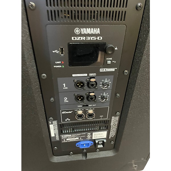 Used Yamaha DZR315D 15 2,000W Powered Speaker With Dante Powered Monitor