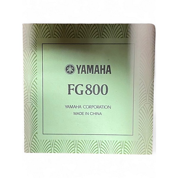 Used Yamaha FG800 Natural Acoustic Guitar