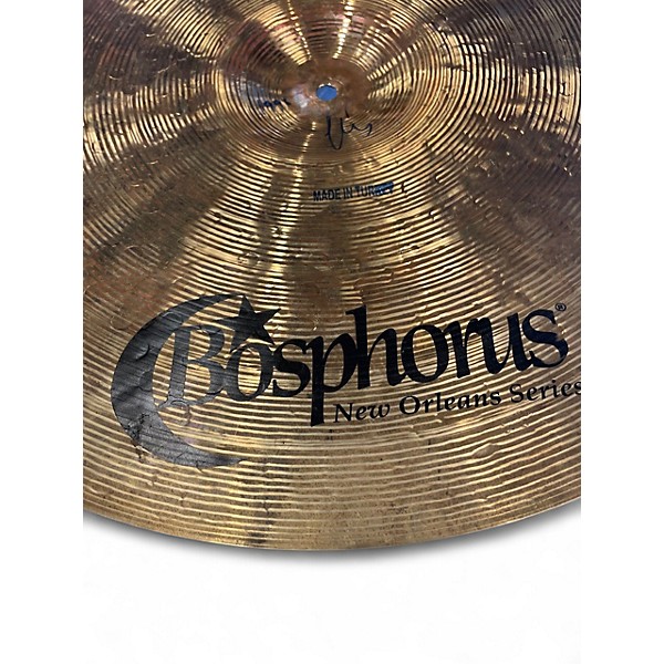 Used Bosphorus Cymbals 17in NEW ORLEANS RIDE Cymbal