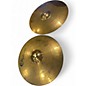 Used Bosphorus Cymbals 14in Gold Series Hi Hat Pair Cymbal thumbnail