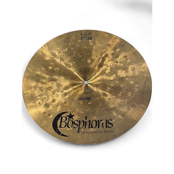 Used Bosphorus Cymbals 17in SYNCOPATION CRASH Cymbal