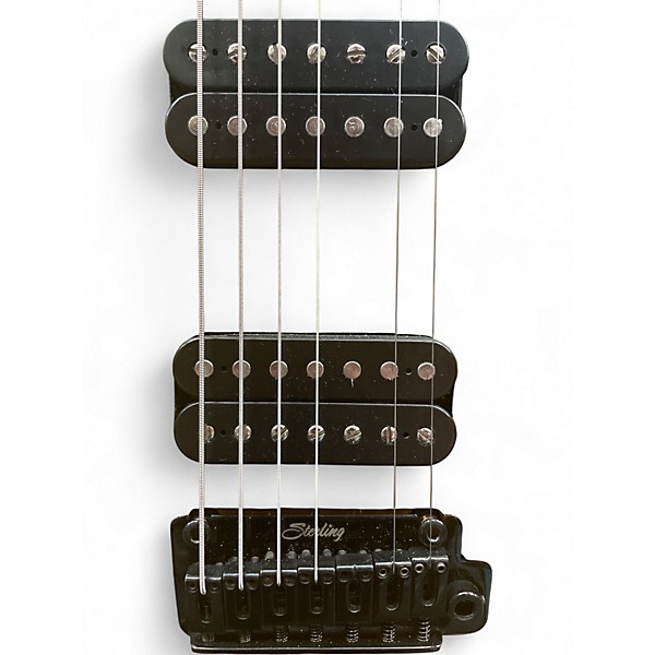 Used Sterling by Music Man Cutless Jason Richardson BURL Solid Body Electric Guitar