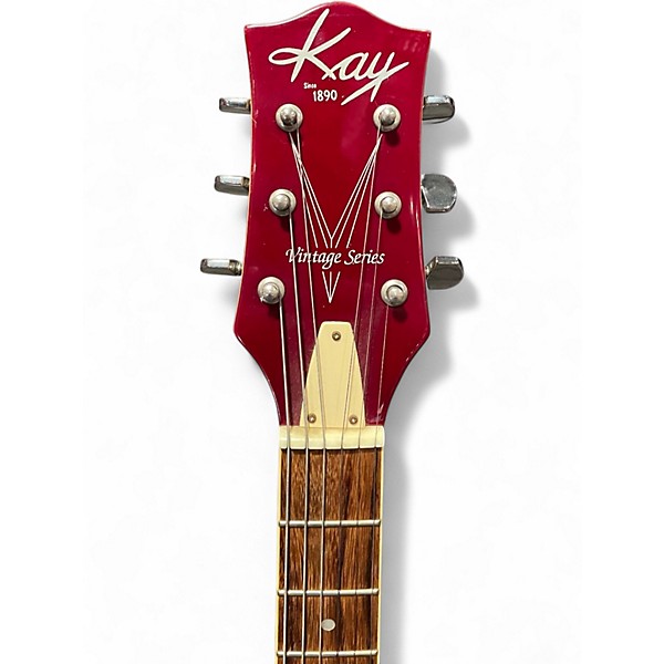 Used Kay VINTAGE SERIES RED Solid Body Electric Guitar