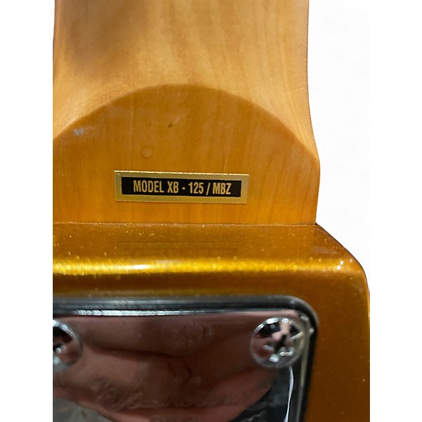 Used Washburn XB-125 Metallic Orange Electric Bass Guitar