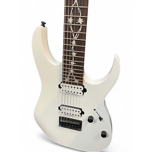 Used Ibanez RG7421 RG Series White Solid Body Electric Guitar