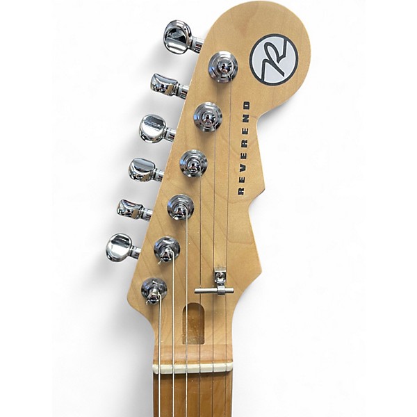 Used Reverend Six Gun TL Medieval Red Solid Body Electric Guitar