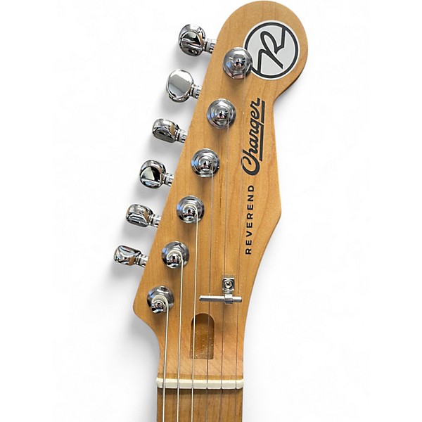 Used Reverend Charger H90 Metallic Bordeaux Solid Body Electric Guitar