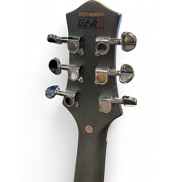 Used Eart EGLP-610 Satin Gunmetal Solid Body Electric Guitar