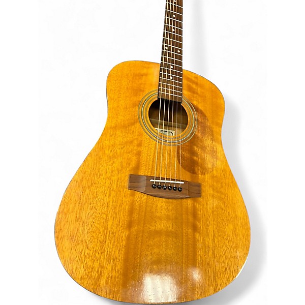 Used Hohner hw-300g Natural Acoustic Guitar