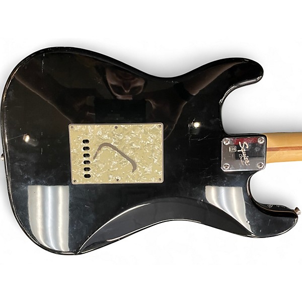 Used Squier Bullet Stratocaster Black Solid Body Electric Guitar