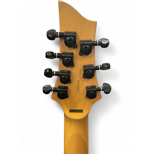 Used Schecter Guitar Research Damien 7 String Black Solid Body Electric Guitar