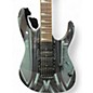 Used Ibanez RG370DXGP1 Black With Graphic Solid Body Electric Guitar