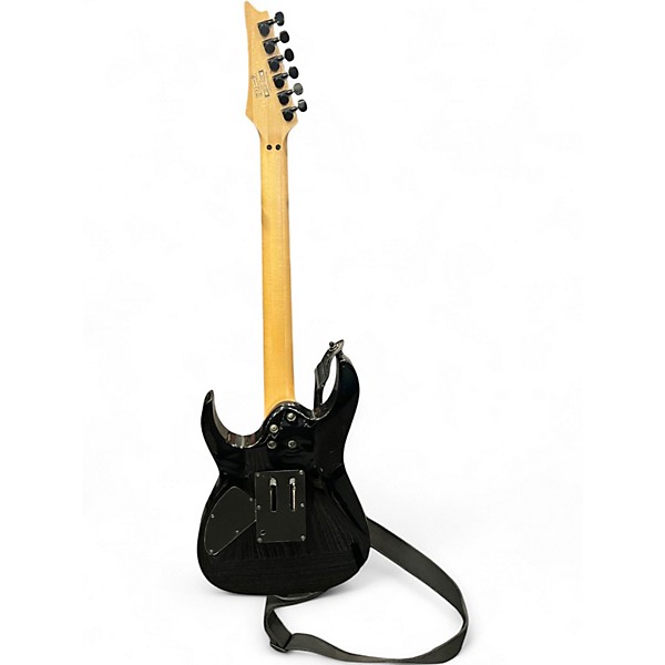 Used Ibanez RG370DXGP1 Black With Graphic Solid Body Electric Guitar