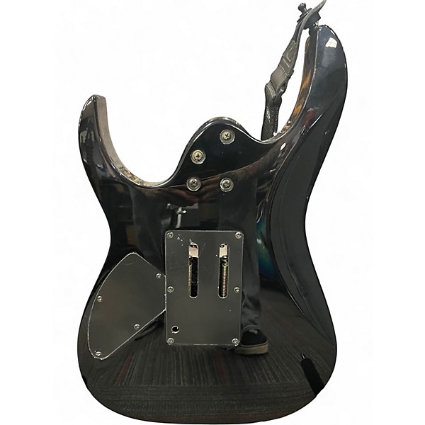 Used Ibanez RG370DXGP1 Black With Graphic Solid Body Electric Guitar