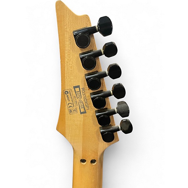 Used Ibanez RG370DXGP1 Black With Graphic Solid Body Electric Guitar