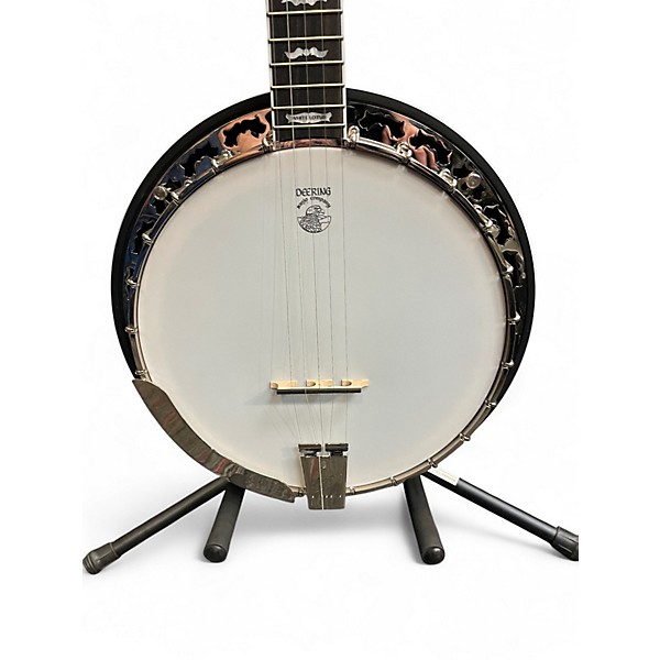 Used Deering White Lotus Natural Banjo