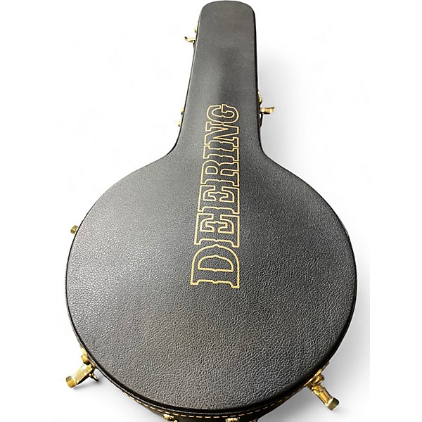 Used Deering White Lotus Natural Banjo