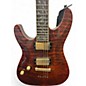 Used Schecter Guitar Research C1 Classic Left Handed ROOT BEER Electric Guitar
