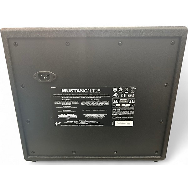 Used Fender Mustang LT25 25W 1x8 Guitar Combo Amp