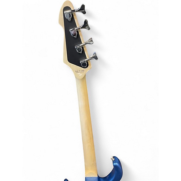Used Peavey Milestone Blue Electric Bass Guitar