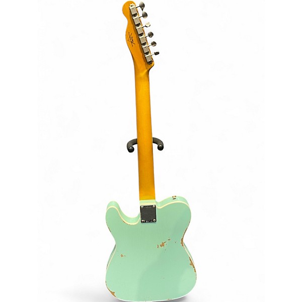 Used Fender Custom Shop Telecaster Thinline Relic TV Jones Surf Green Solid Body Electric Guitar