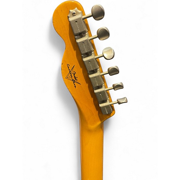 Used Fender Custom Shop Telecaster Thinline Relic TV Jones Surf Green Solid Body Electric Guitar