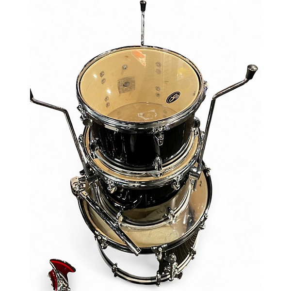 Used Sound Percussion Labs 3 Piece Kicker Black Drum Kit