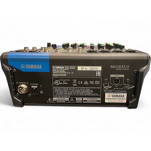 Used Yamaha mg10xuf Unpowered Mixer