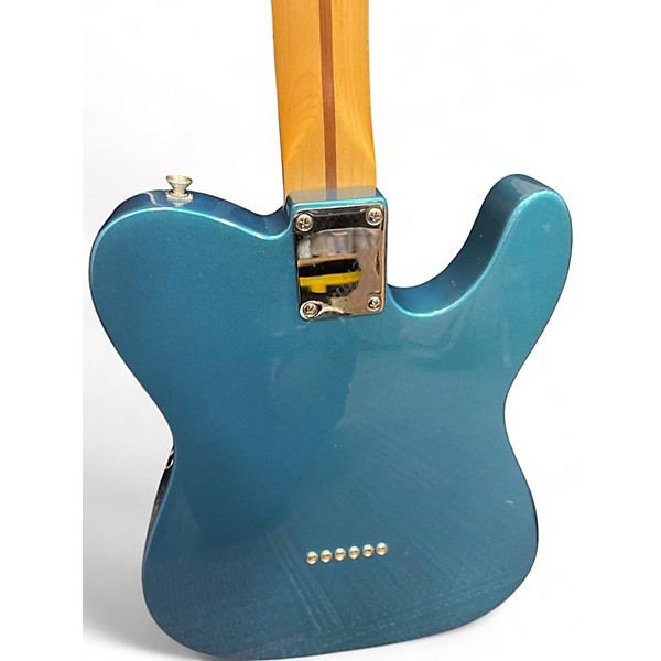 Used Fender Player Telecaster Left Handed Blue Solid Body Electric Guitar