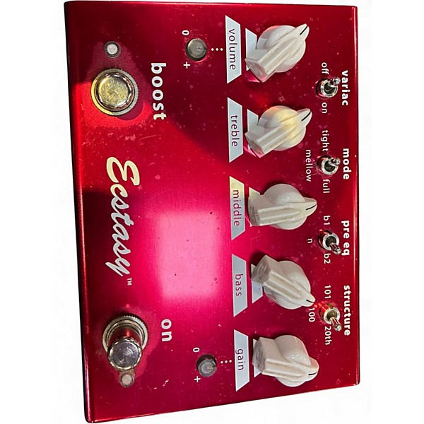 Used Bogner Ecstacy Pedal Red Effect Pedal
