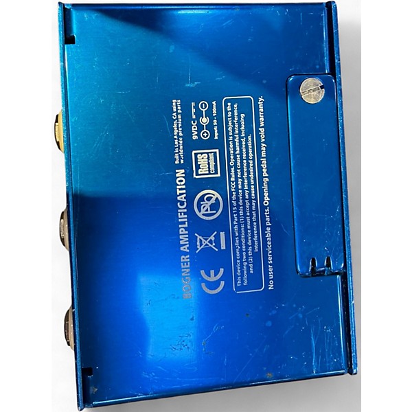 Used Bogner Ecstacy Pedal Blue Effect Pedal