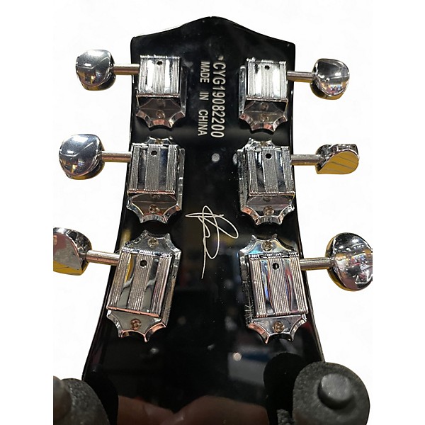 Used Gretsch Guitars stump o matic Black and Silver Solid Body Electric Guitar