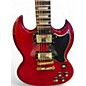 Used Epiphone G-400 DELUXE Trans Red Solid Body Electric Guitar