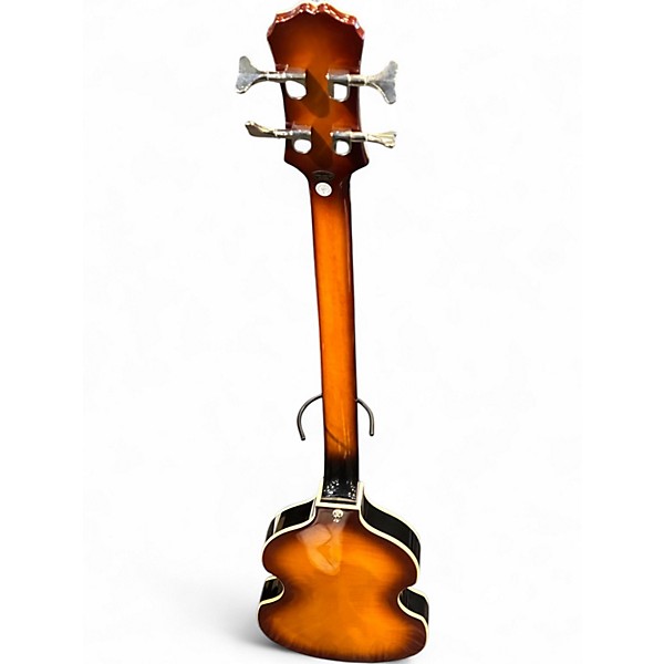 Used Epiphone Viola 3 Tone Sunburst Electric Bass Guitar