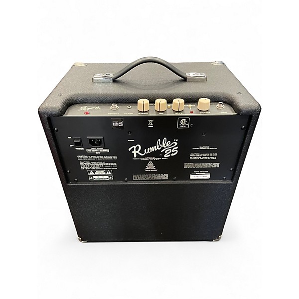 Used Fender Rumble V3 25w 1x8 Bass Combo Amp