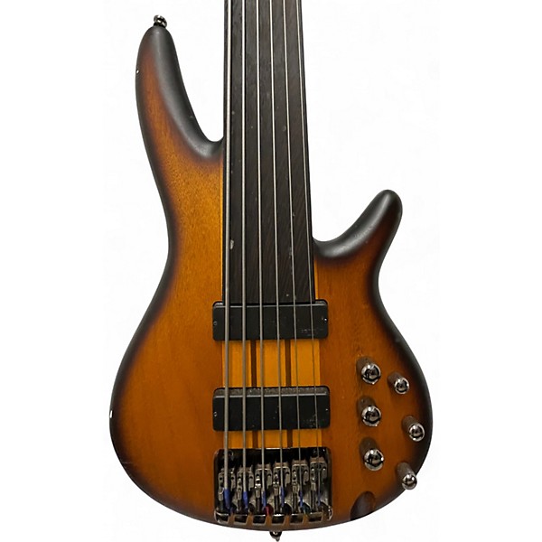 Used Ibanez 1p-05 2 Color Sunburst Electric Bass Guitar
