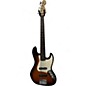 Used Squier Jazz Bass Deluxe 2 Color Sunburst Electric Bass Guitar thumbnail
