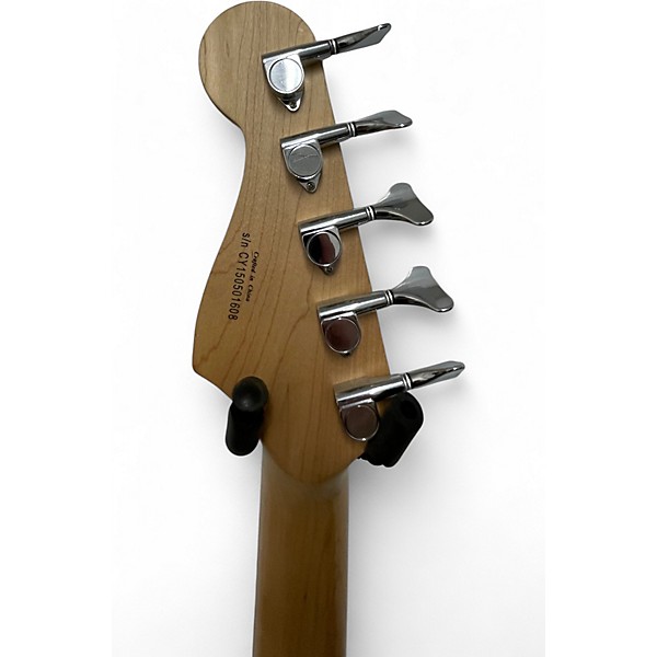 Used Squier Jazz Bass Deluxe 2 Color Sunburst Electric Bass Guitar