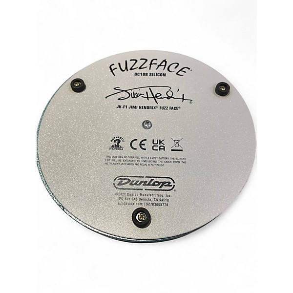 Used Dunlop JHF1 Jimi Hendrix Signature Fuzz Face Effect Pedal