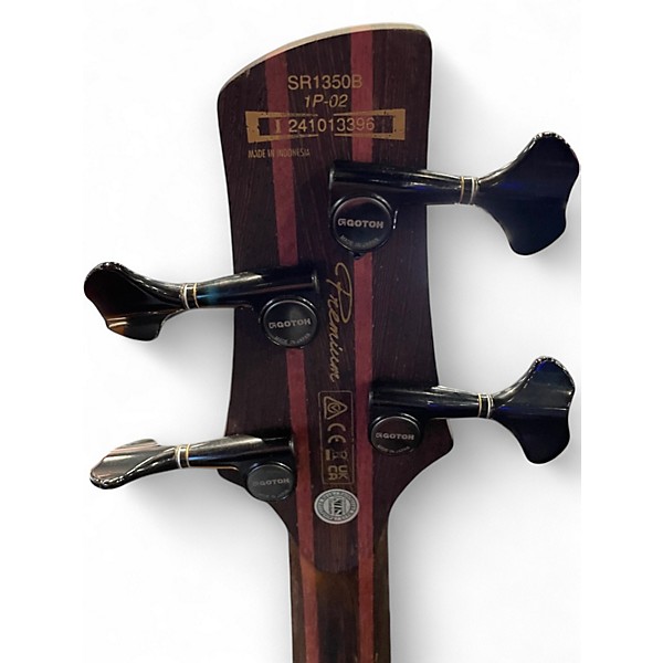 Used Ibanez SR1350B MOCHA BURST Electric Bass Guitar