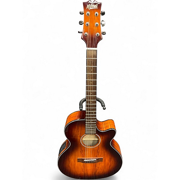 Used Mitchell MX430 Rustic Burst Acoustic Electric Guitar