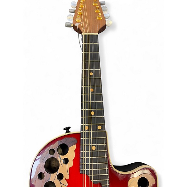 Used 2000s Ovation MM68 Celebrity Mandolin Cherry Sunburst Mandolin